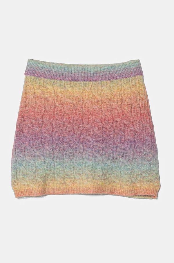 United Colors of Benetton Otroško krilo iz volnene mešanice United Colors of Benetton 18N3C000F