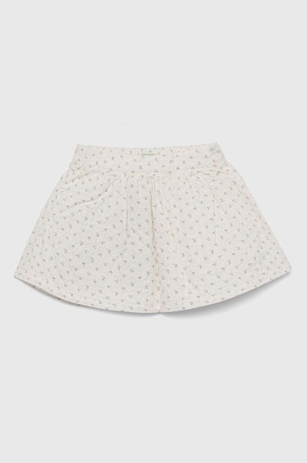 United Colors of Benetton Otroško krilo United Colors of Benetton bež barva