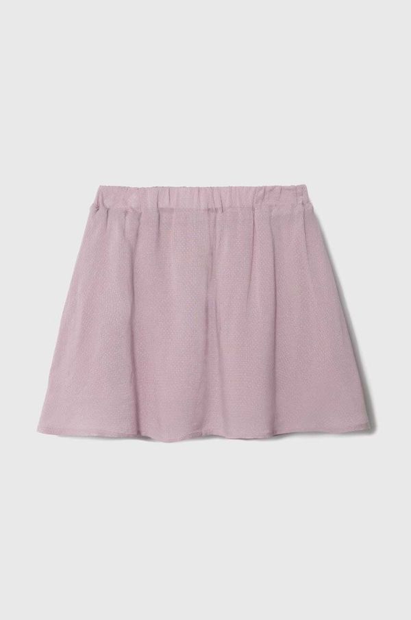 United Colors of Benetton Otroško krilo United Colors of Benetton vijolična barva