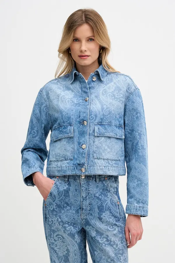 OUI OUI Kratka jakna ženska denim