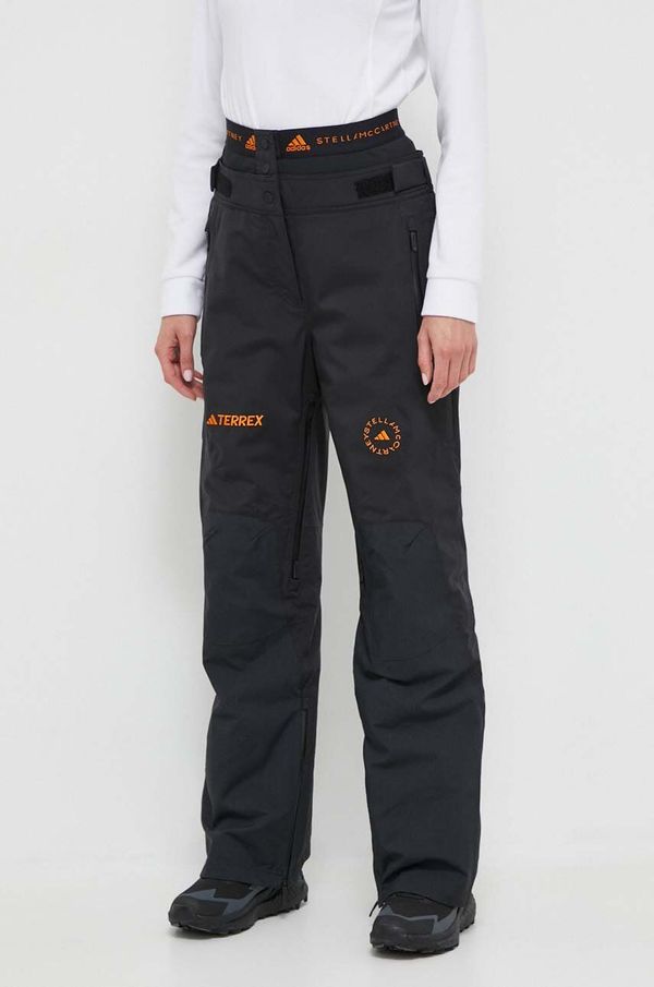 adidas by Stella McCartney Outdooor hlače adidas by Stella McCartney x TERREX True Nature črna barva
