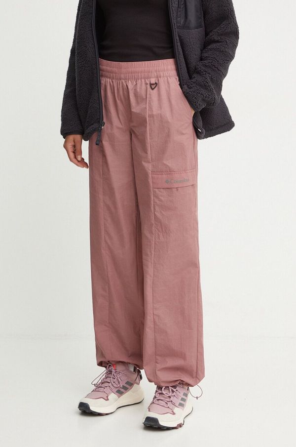 Columbia Outdooor hlače Columbia Boundless Adventure roza barva, 2087663