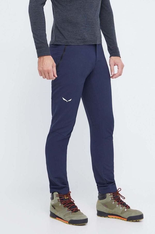 Salewa Outdooor hlače Salewa Puez Dolomitic 2 moške, mornarsko modra barva