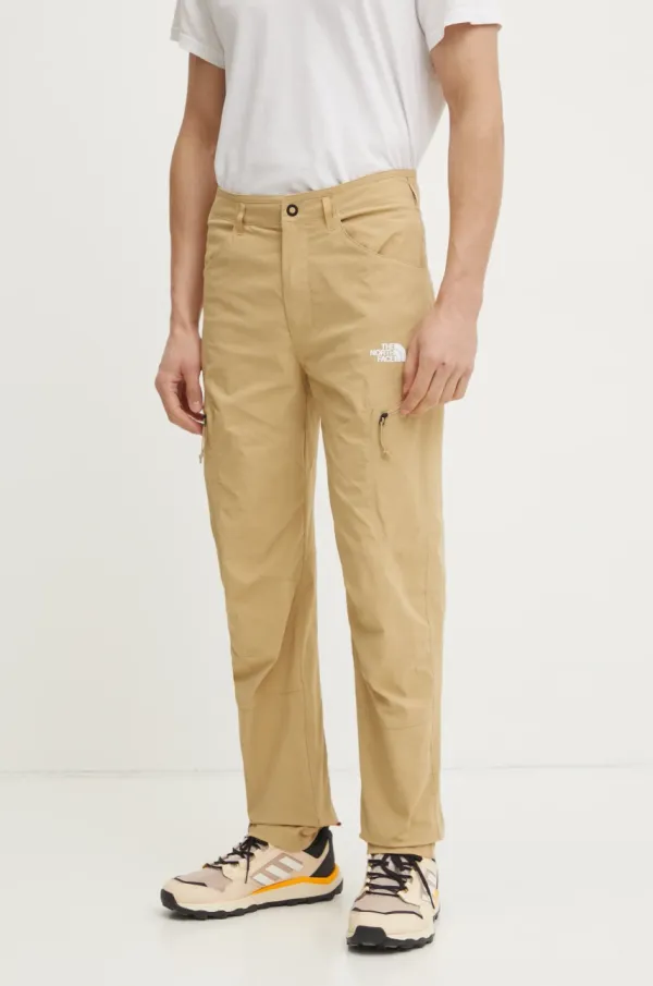 The North Face Outdooor hlače The North Face Exploration zelena barva, NF0A8BR3LK51