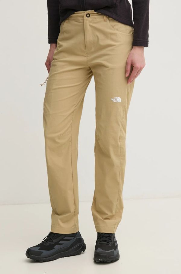 The North Face Outdooor hlače The North Face Exploration zelena barva, NF0A8BR7LK51