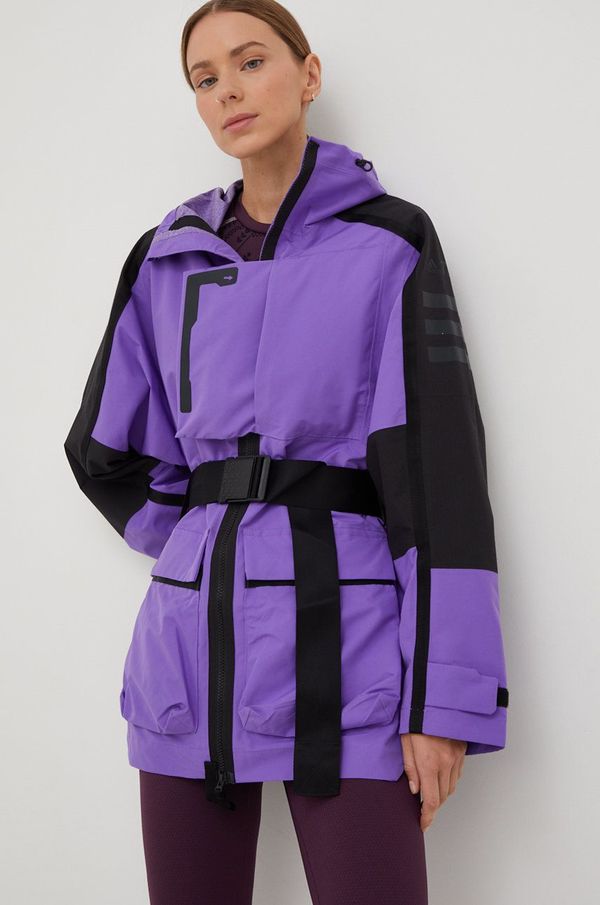 adidas TERREX Outdoor jakna adidas TERREX Ct Xploric vijolična barva