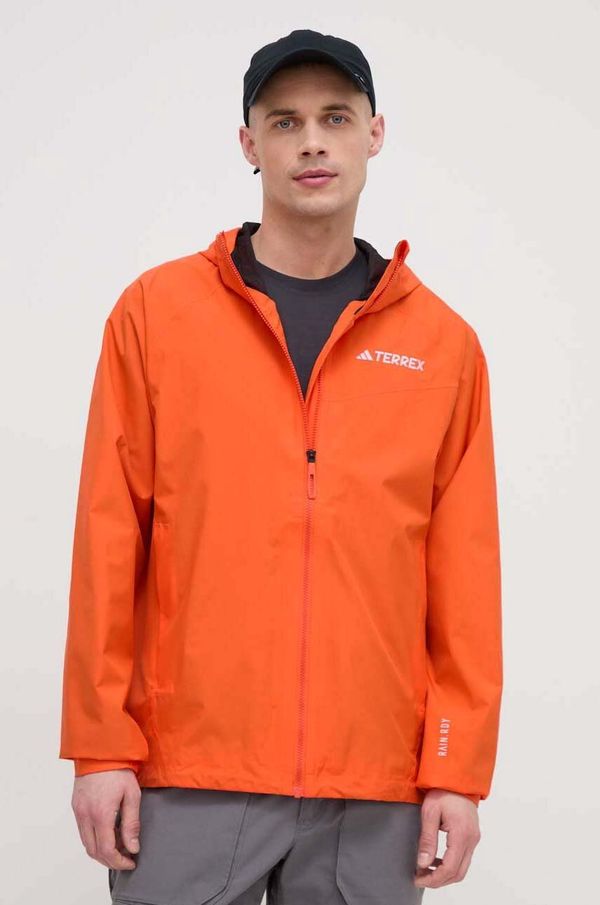 adidas TERREX Outdoor jakna adidas TERREX Multi oranžna barva