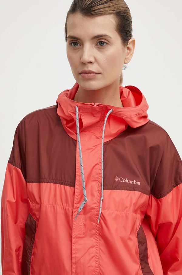 Columbia Outdoor jakna Columbia Flash Challenger rdeča barva