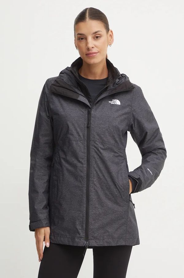 The North Face Outdoor jakna The North Face Hikesteller Triclimate siva barva, NF0A55H34HF1