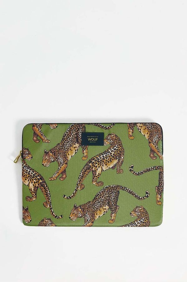 WOUF Ovitek za prenosnik WOUF Olive Leopard 13" & 14"