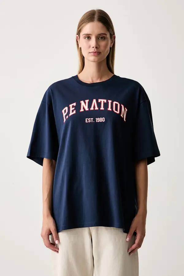 P.E Nation P.E Nation kratka majica ženska bombažna