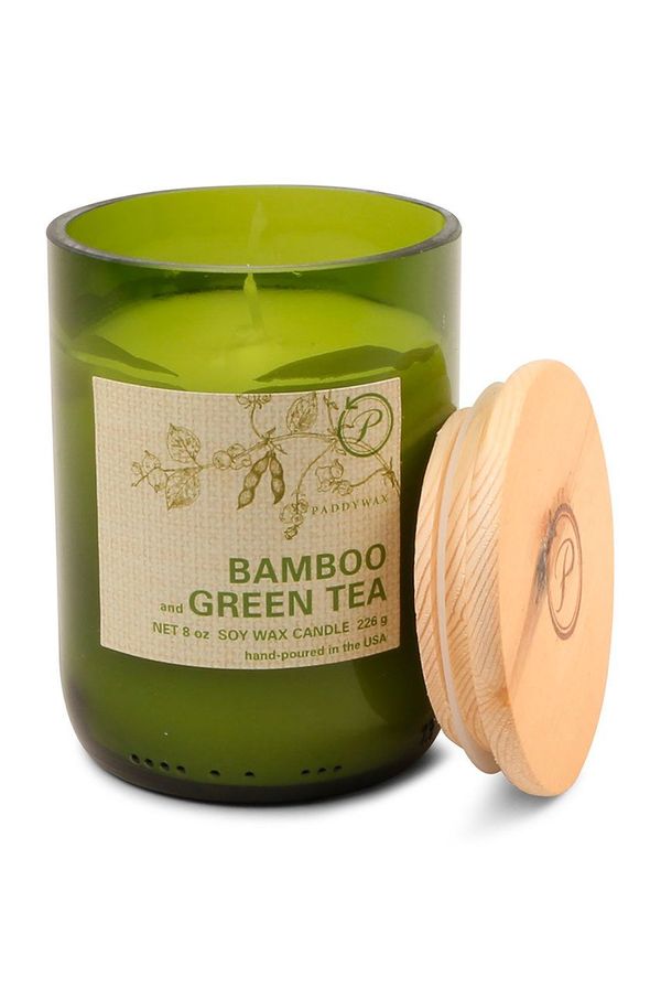 Paddywax Paddywax dišeča sojina sveča Bamboo & Green Tea 226 g