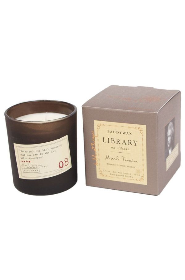 Paddywax Paddywax dišeča sojina sveča MARK TWAIN