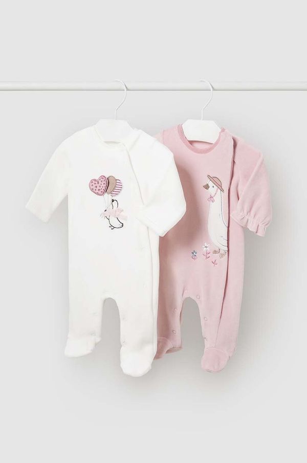 Mayoral Newborn Pajac za dojenčka Mayoral Newborn 2-pack 2781