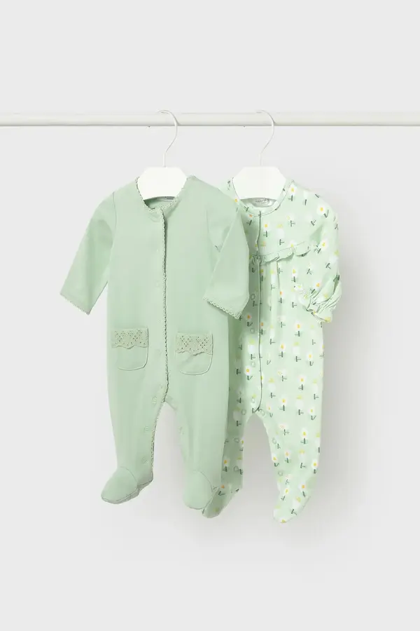 Mayoral Newborn Pajac za dojenčka Mayoral Newborn 2-pack