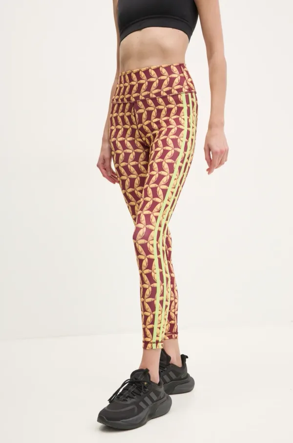 adidas Performance Pajkice za vadbo adidas Performance x Farm Rio bordo barva, JD6310