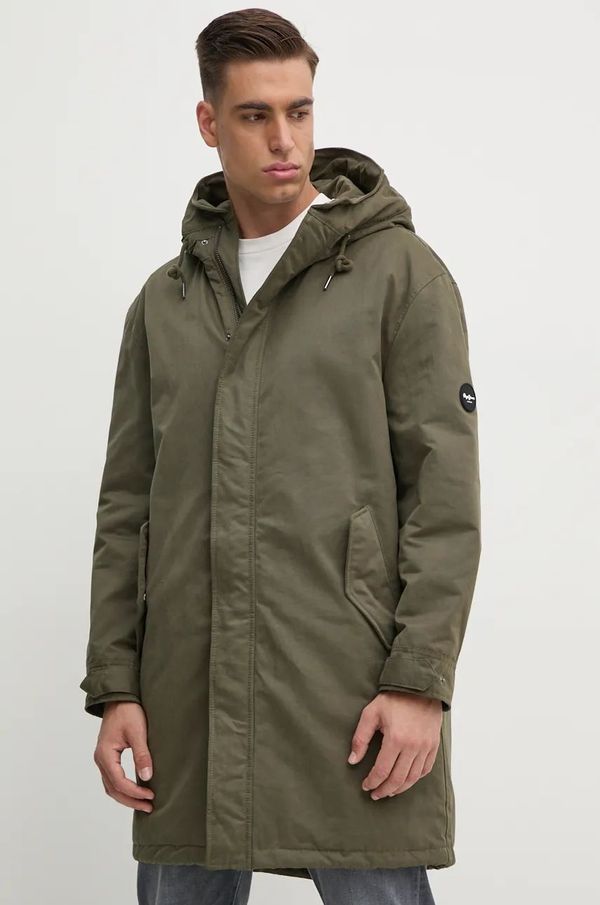 Pepe Jeans Parka Pepe Jeans THANDER moška, zelena barva, PM403012