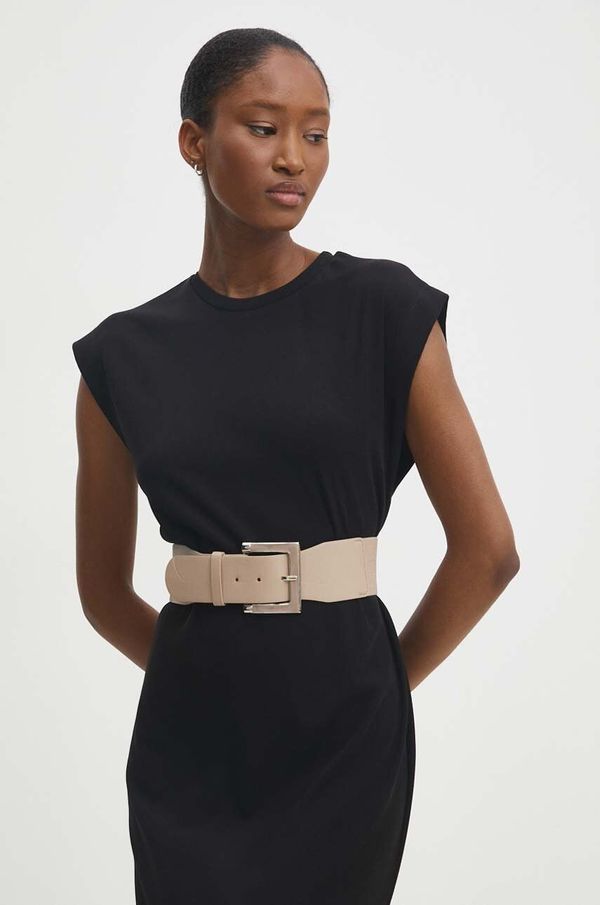 Answear Lab Pas Answear Lab ženski, bež barva