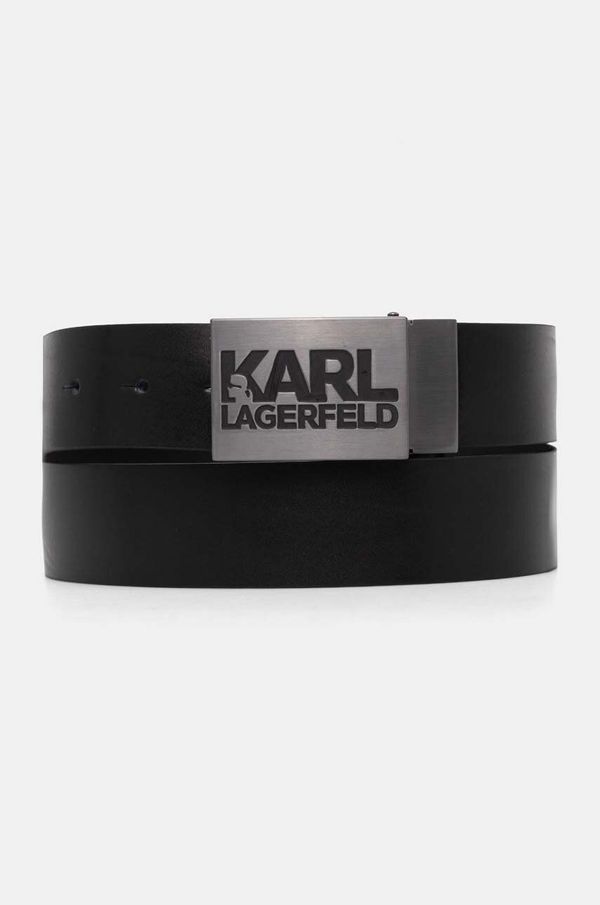 Karl Lagerfeld Pas Karl Lagerfeld moški, črna barva, 544437.815300