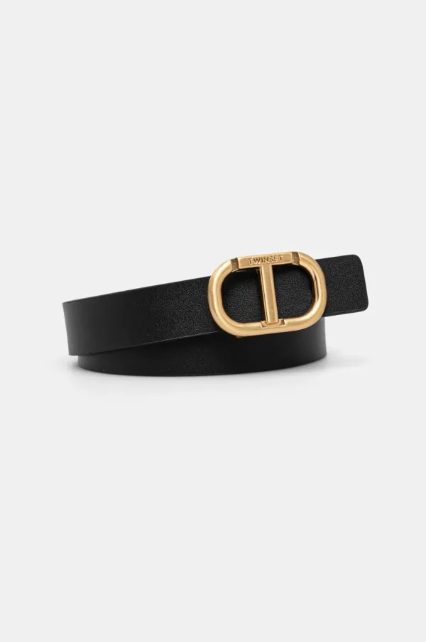 Twinset Pas Twinset ženski, črna barva, 251TA4381