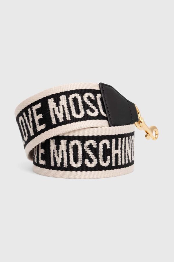 Love Moschino Pas za torbico Love Moschino bež barva, JC6403PP1LLI210A