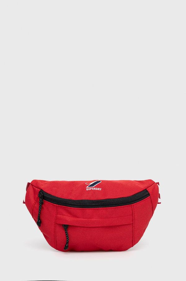 Superdry Pasna torbica Superdry rdeča barva