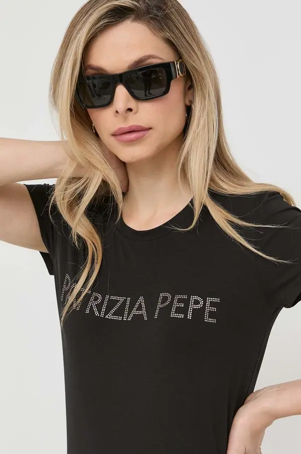 Patrizia Pepe Patrizia Pepe kratka majica ženska z viskozo