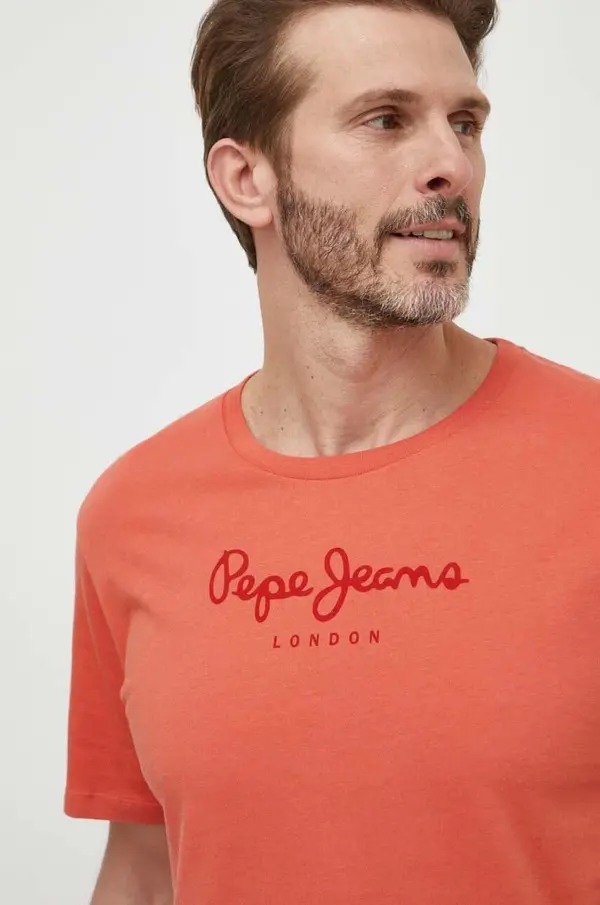 Pepe Jeans Pepe Jeans kratka majica moška bombažna EGGO N