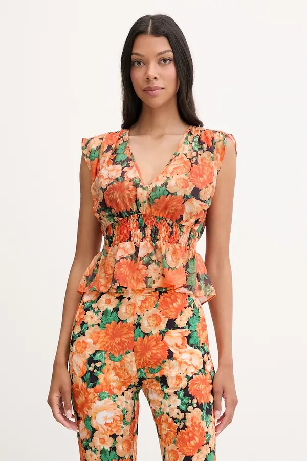 Pinko Pinko Bluza z volančki ženska z lyocellom