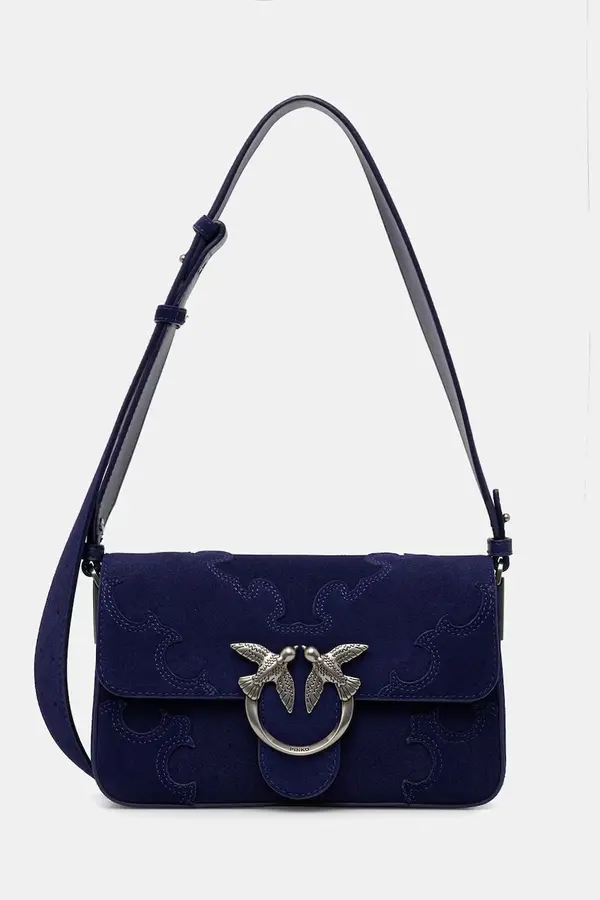 Pinko Pinko crossbody torbica ženska semišasta