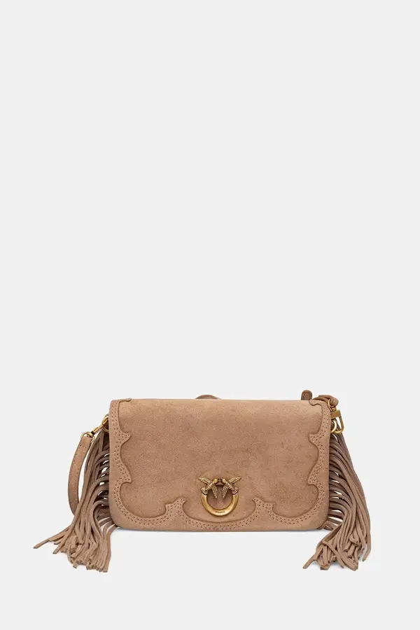Pinko Pinko Crossbody torbica ženska usnjena