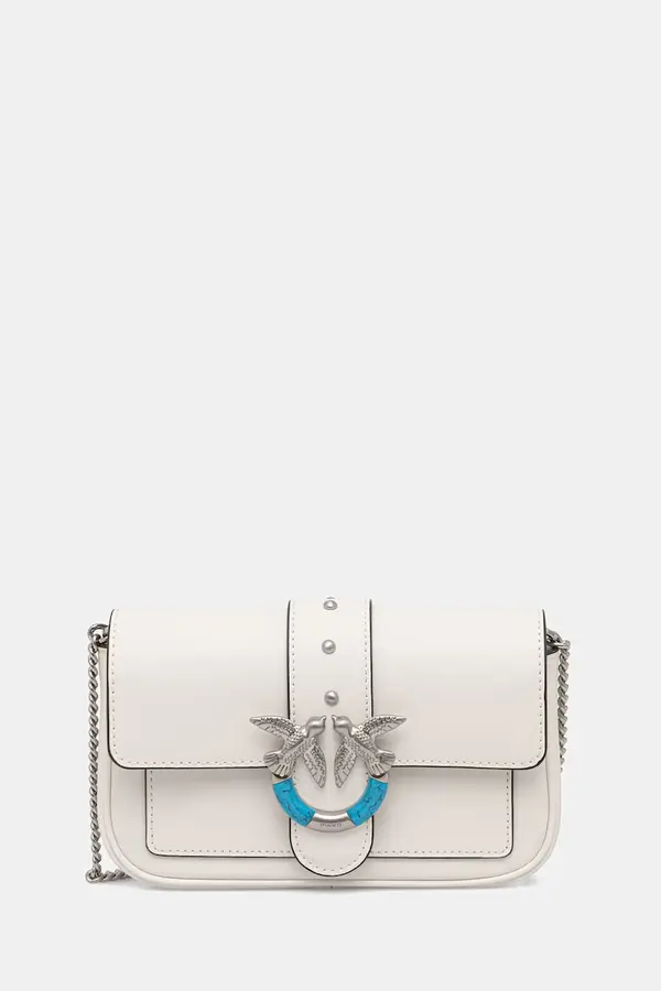 Pinko Pinko crossbody torbica ženska usnjena