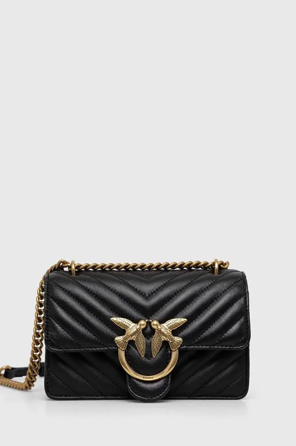 Pinko Pinko crossbody torbica ženska usnjena