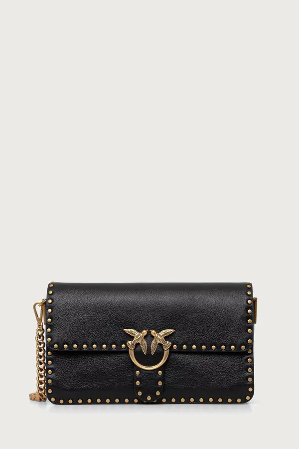 Pinko Pinko crossbody torbica ženska usnjena