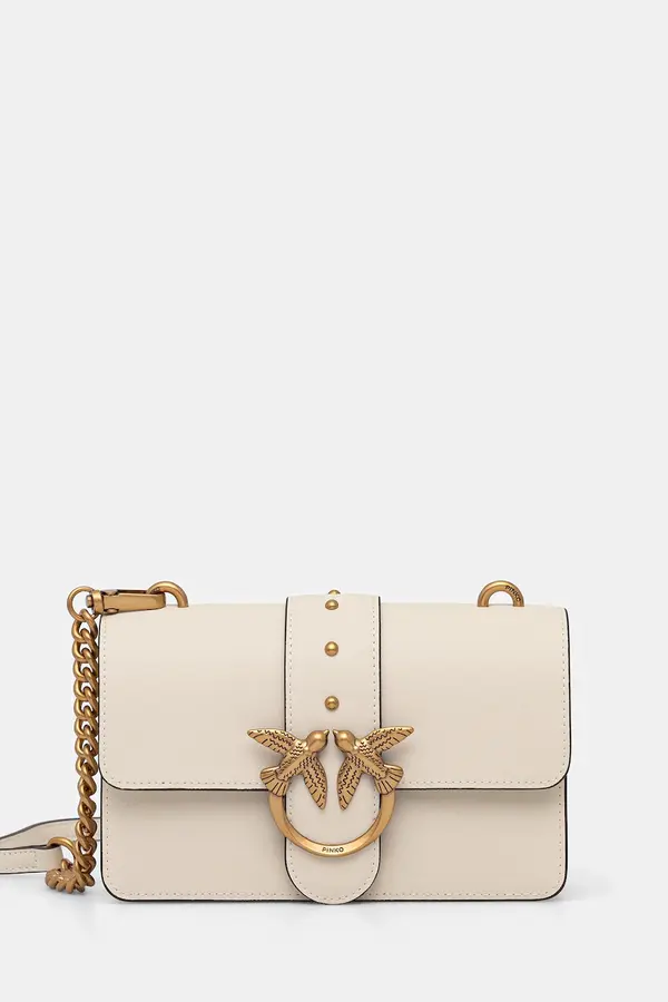 Pinko Pinko crossbody torbica ženska usnjena