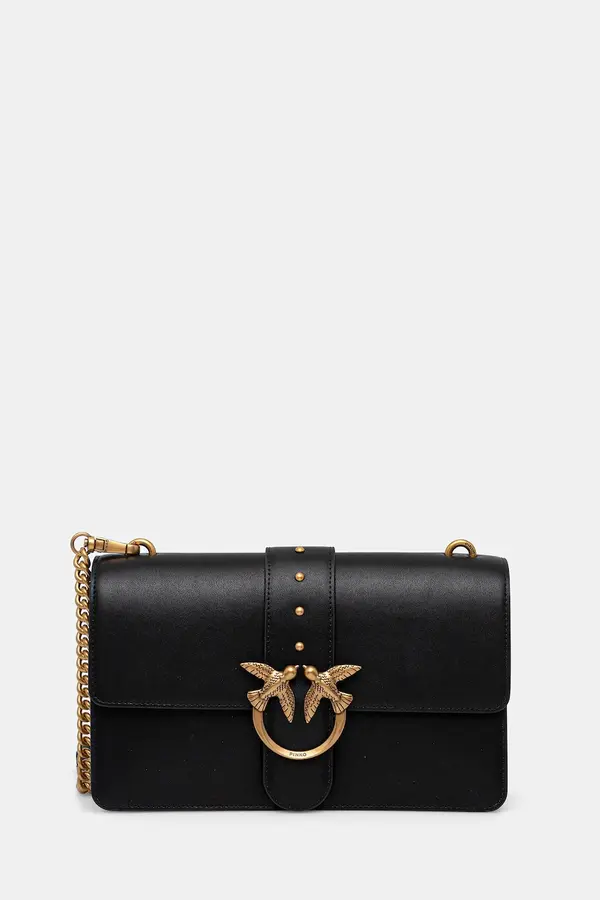 Pinko Pinko crossbody torbica ženska usnjena