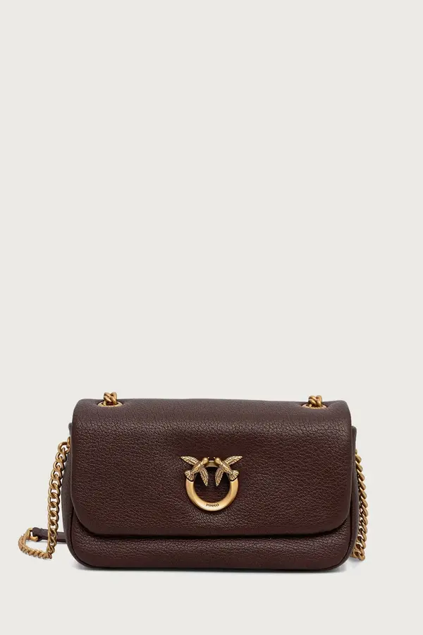 Pinko Pinko crossbody torbica ženska usnjena