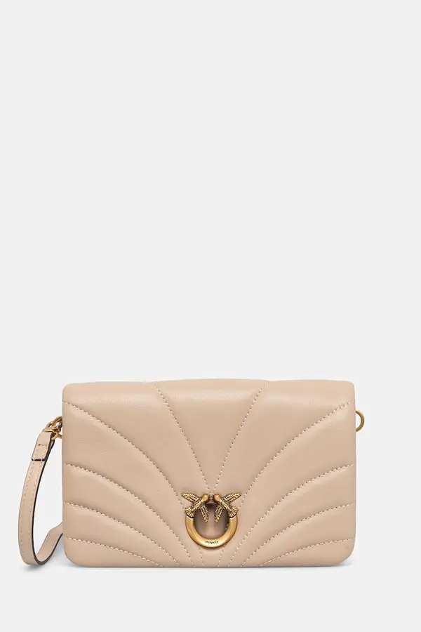 Pinko Pinko crossbody torbica ženska usnjena