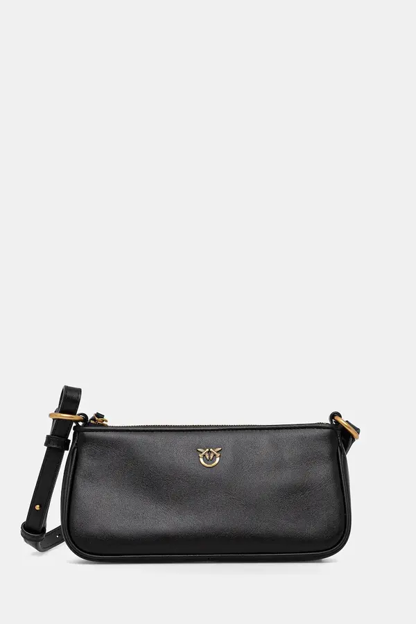 Pinko Pinko crossbody torbica ženska usnjena Horizontal