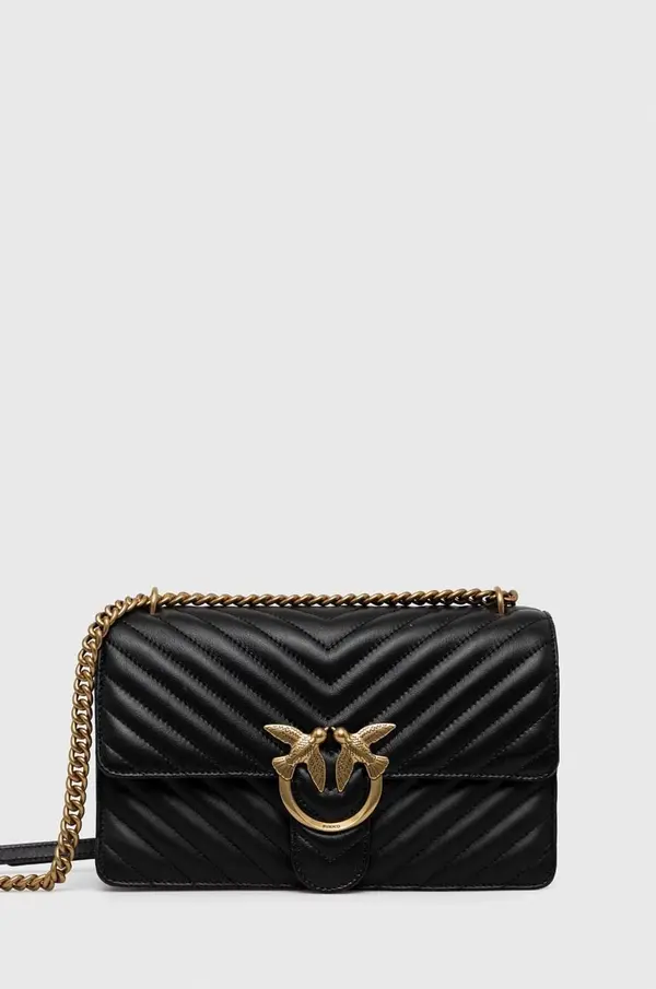 Pinko Pinko crossbody torbica ženska usnjena