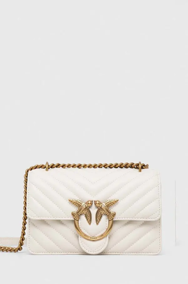Pinko Pinko crossbody torbica ženska usnjena