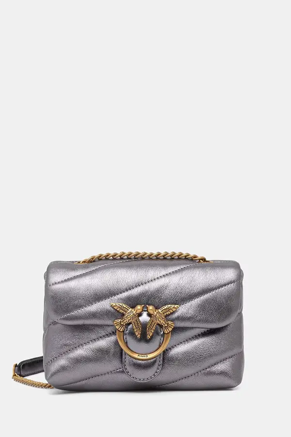 Pinko Pinko crossbody torbica ženska usnjena