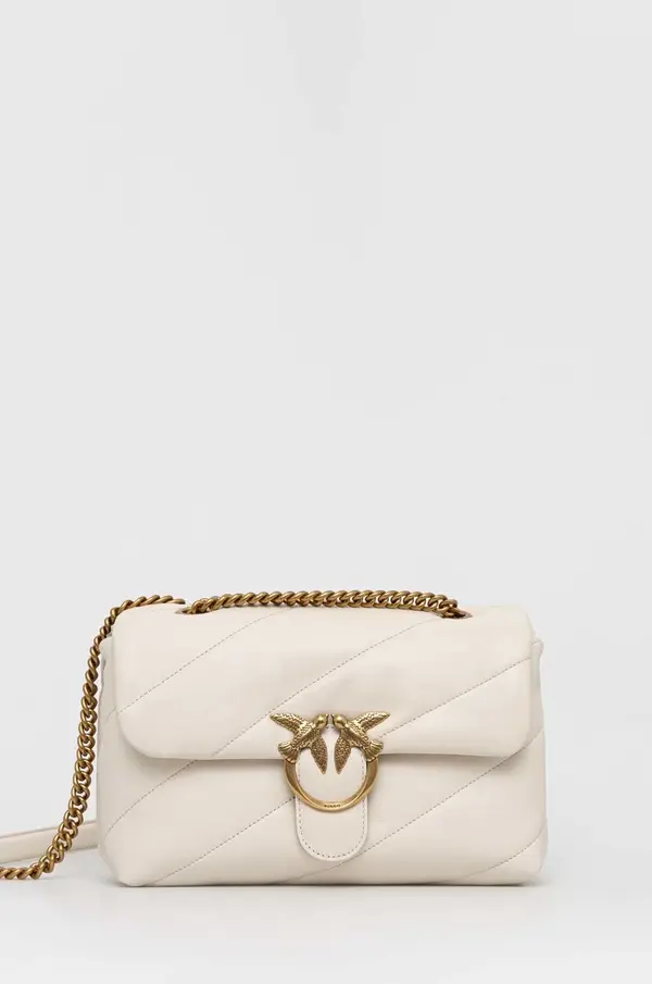Pinko Pinko crossbody torbica ženska usnjena