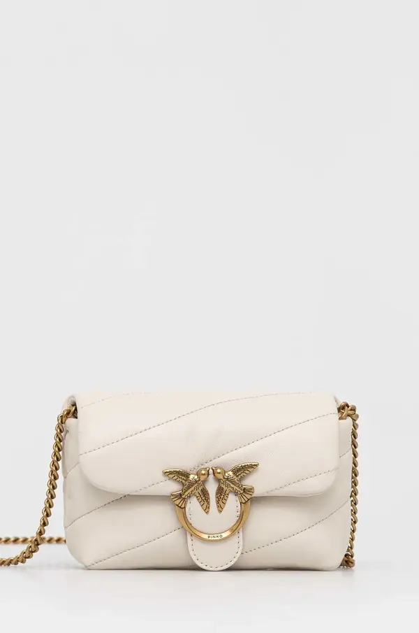 Pinko Pinko crossbody torbica ženska usnjena
