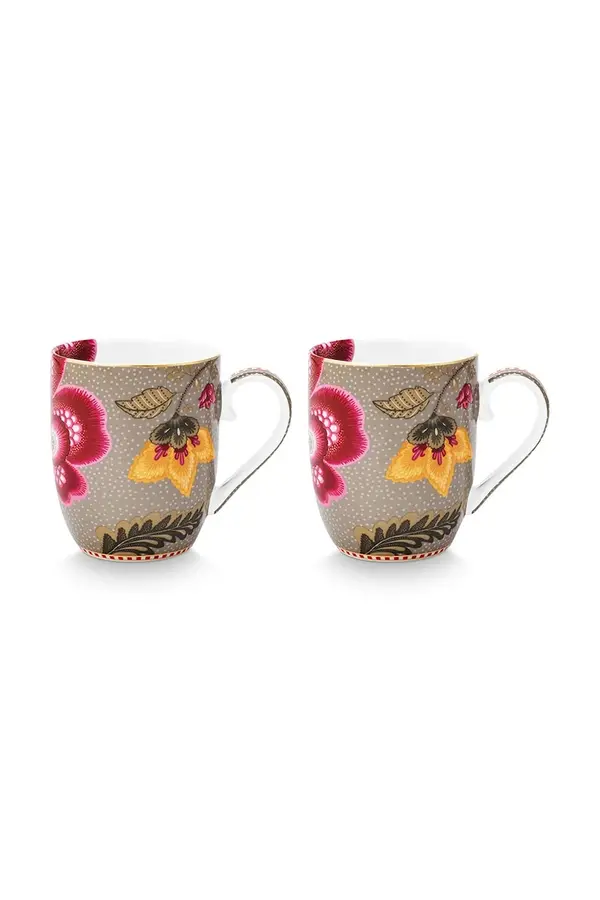 Pip Studio Pip Studio komplet lončkov iz glaziranega porcelana 200 ml