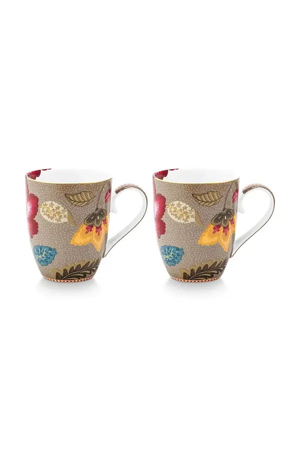 Pip Studio Pip Studio komplet lončkov iz glaziranega porcelana 365 ml
