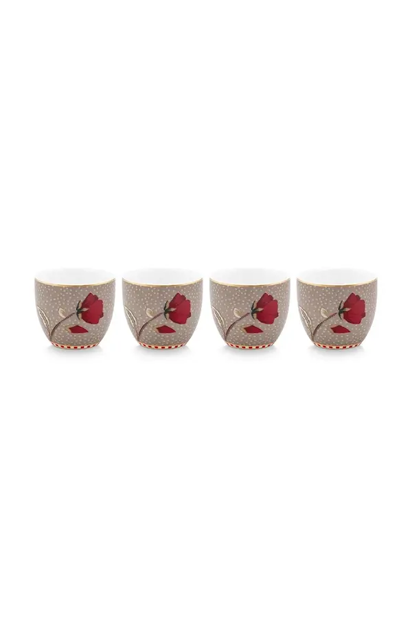 Pip Studio Pip Studio Komplet lončkov iz porcelana 4,7 cm