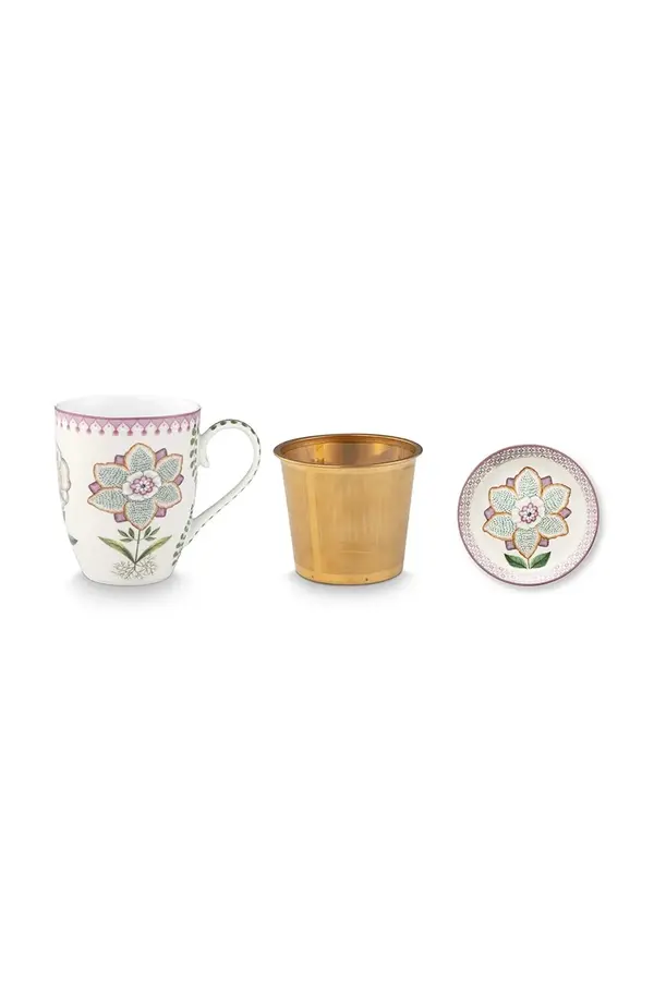 Pip Studio Pip Studio kozarec za čaj iz glaziranega porcelana 365 ml