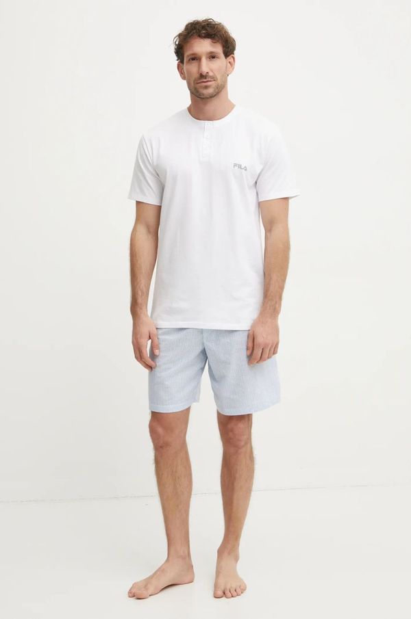 Fila Pižama Fila moška, bela barva, FPS1139