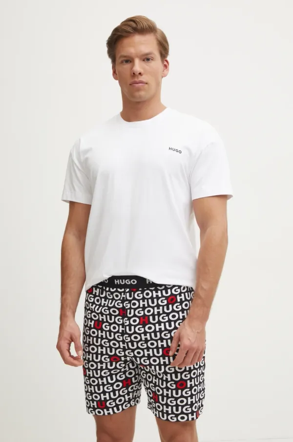 HUGO Pižama HUGO moška, črna barva, 50534139